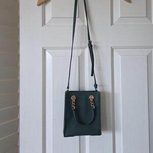 LC Lauren Conrad Green Crossbody Bag NEW